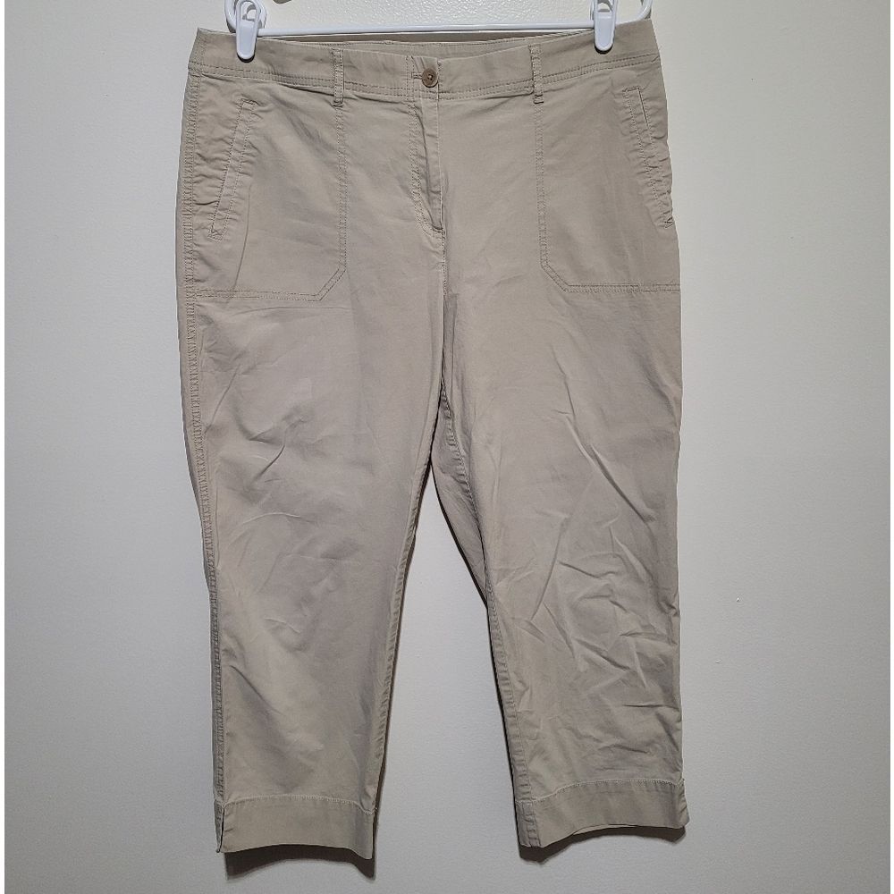 Chico's Light Tan Pants‎ Size 14